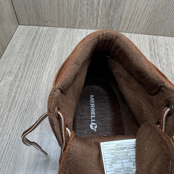 Merrell Brown Lace Up Boots - Picture 9 of 10